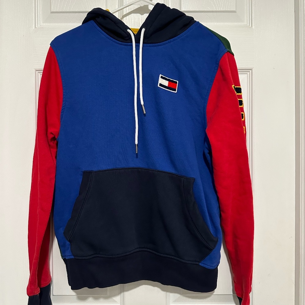 Tommy Hilfiger Color Block Hoodie NWOT